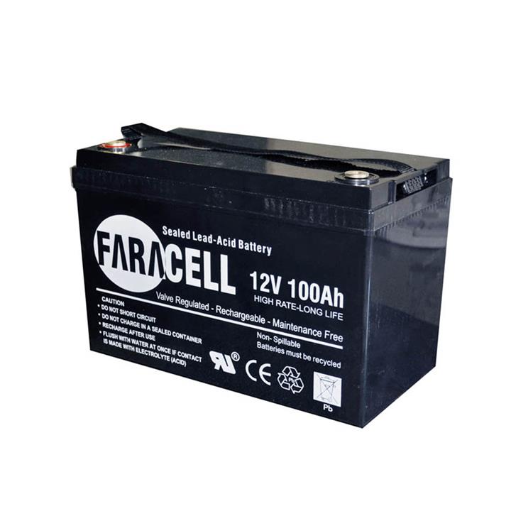 باتری یو پی اس مدل Faracell 12V100AH فاراسل 12 ولت 100 آمپر ساعت Faracell 12V100AH 12V 100AH UPS Battery